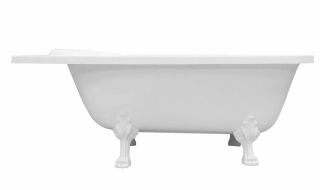 Ванна из литьевого мрамора Эстет Venecia silk ФР-00014527 Л 170x80см белый матовый